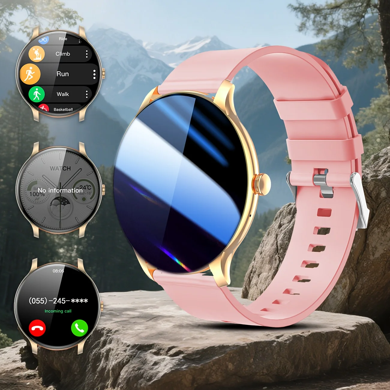 LAXASFIT 2026 New Fashionable Men's Smart Watch Wireless Call Digital Fitness Tracker Sports Smartwatch For Women's Android iOS - Image 8