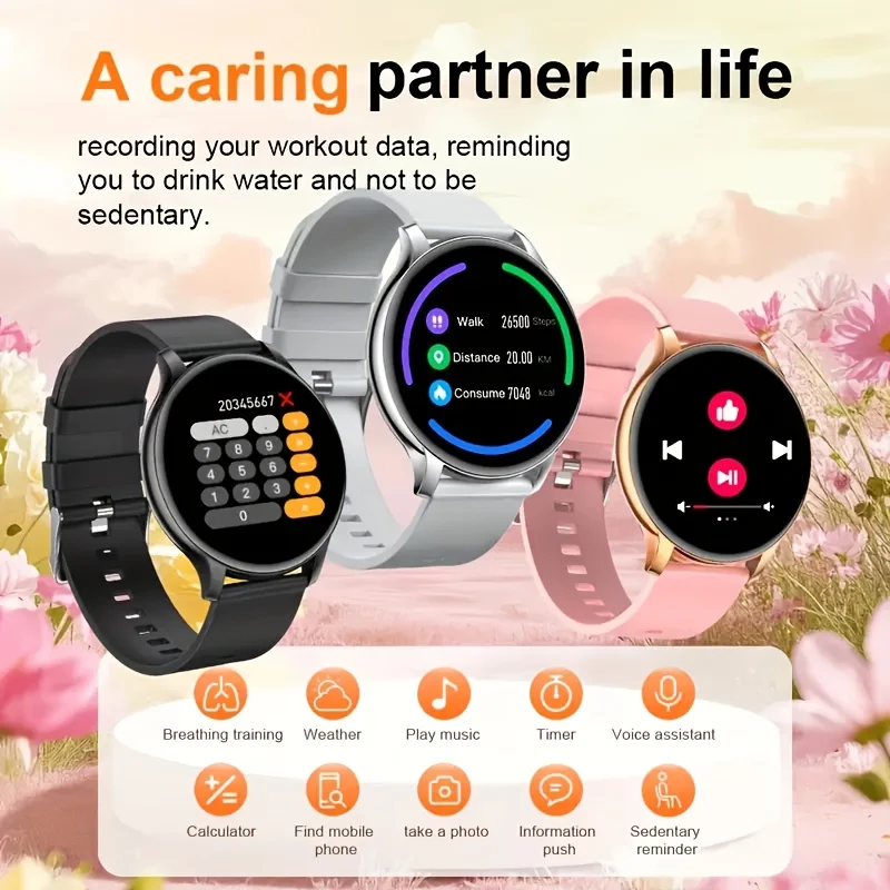 LAXASFIT 2026 New Fashionable Men's Smart Watch Wireless Call Digital Fitness Tracker Sports Smartwatch For Women's Android iOS - Image 6