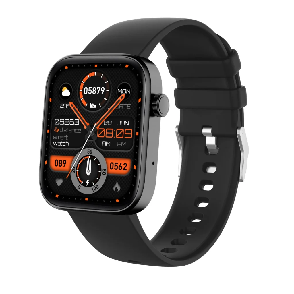 Black COLMI P71 Voice Calling Smartwatch