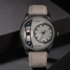 S1023b4a1094d40c18eafee1ce1b495c1W-3.webp TOMI Grey Dial Quartz Watch with Dual Strap Gift Set