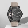 S127997951db0459f997b93cb5142259dO-3.webp TOMI Grey Dial Quartz Watch with Dual Strap Gift Set