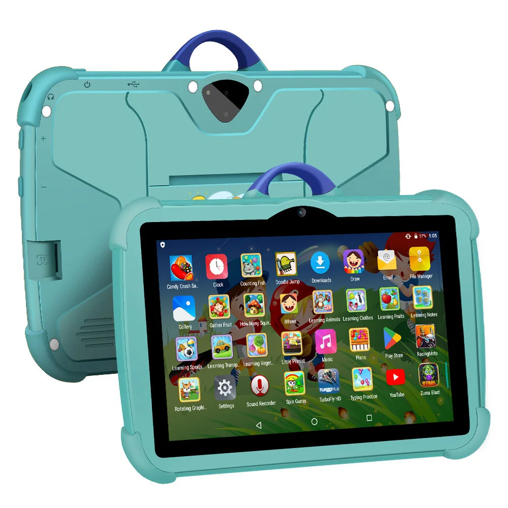 BDF 7″ Blue Kids Tablet 4GB RAM 64GB with Google Play
