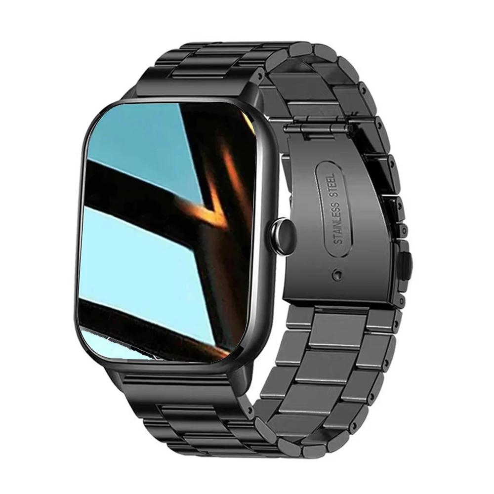 Black Steel Belt UXEX 2.01″ Full Touch Watch