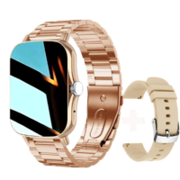 solira nova Golden Steel Belt LAXASFIT Y13 Pro Max Bluetooth Calling Watch+ Free Silicone Strap Golden Steel Belt LAXASFIT Y13 Pro Max Bluetooth Calling Watch+ Free Silicone Strap