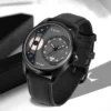 TOMI Minimalist All Black Quartz Watch Gift Set