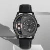 TOMI Minimalist All Black Quartz Watch Gift Set