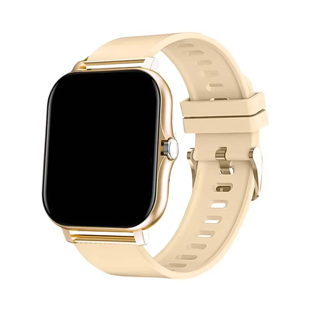 Golden Khaki LAXASFIT Y13 Pro Max Full Touch Smart Watch