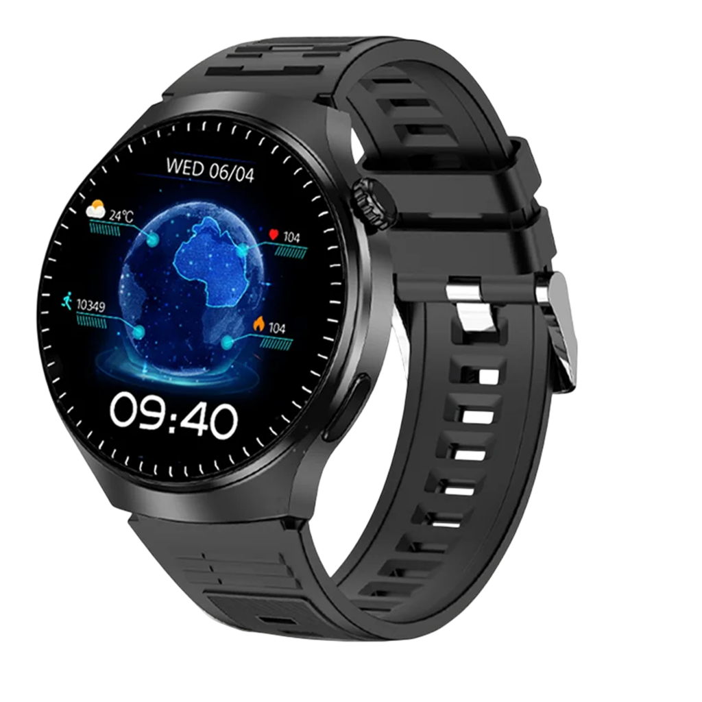LAXASFIT 1.52" HD Smart Watch with Bluetooth Calling Black
